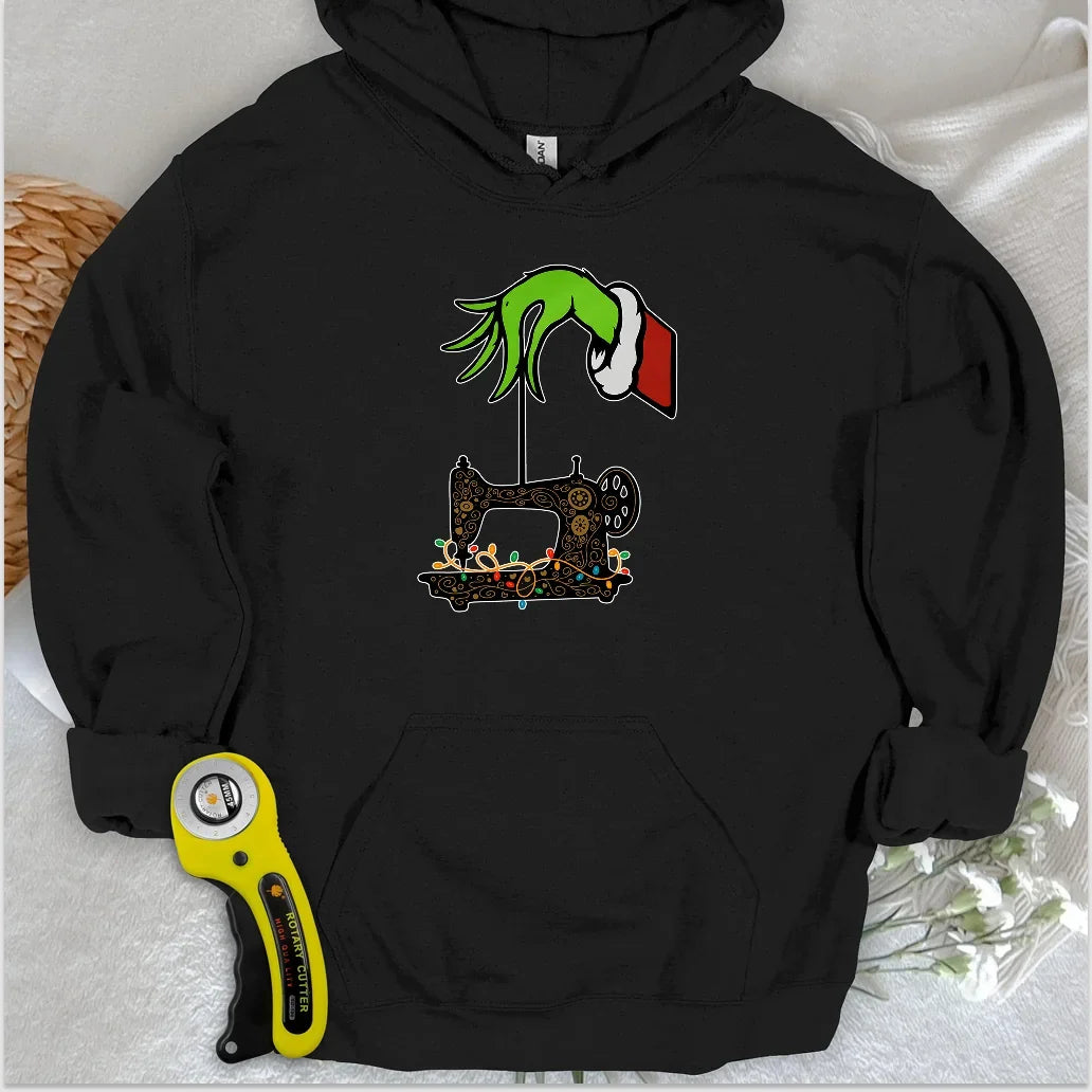Grinch Stole Stitches Hoodie
