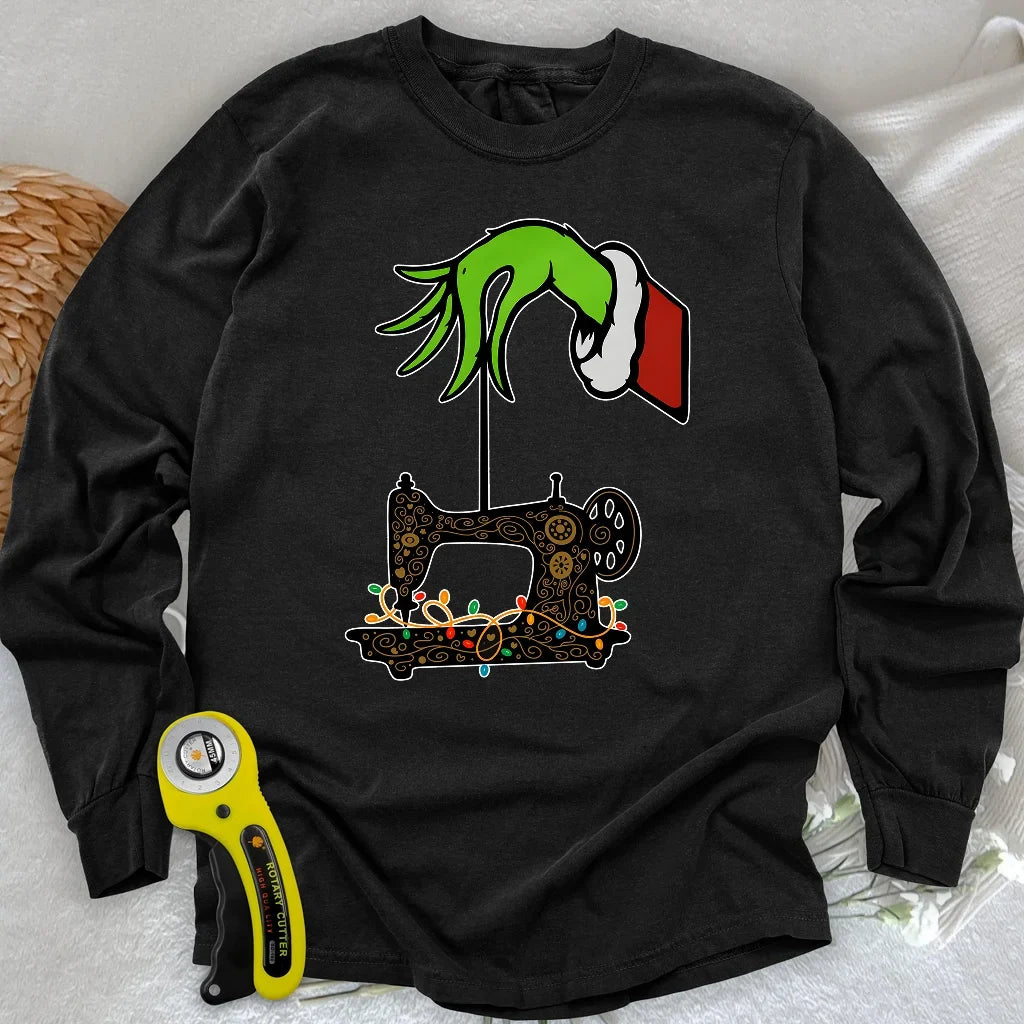Grinch Stole Stitches Long Sleeve T-shirt