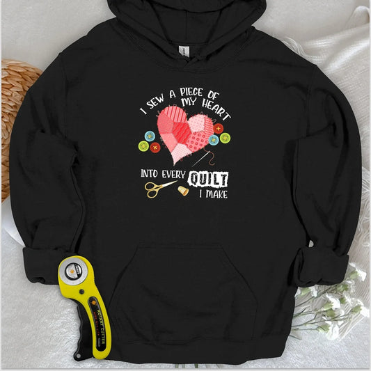 Heartstitched Quilt Love Hoodie