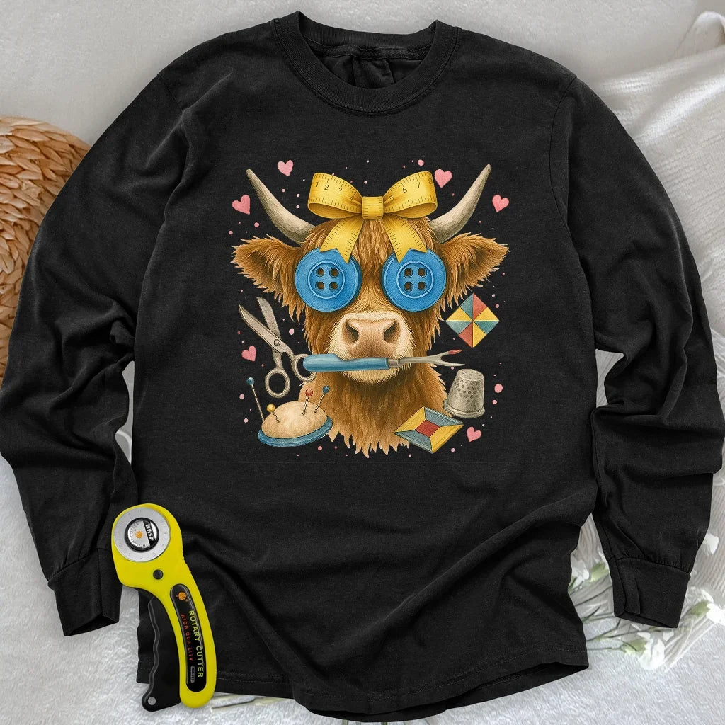 Highland Cow Long Sleeve T-shirt