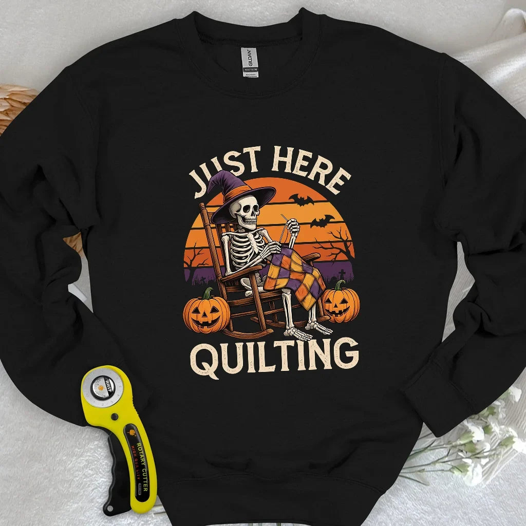 Just Here Quilting Sweatshirt