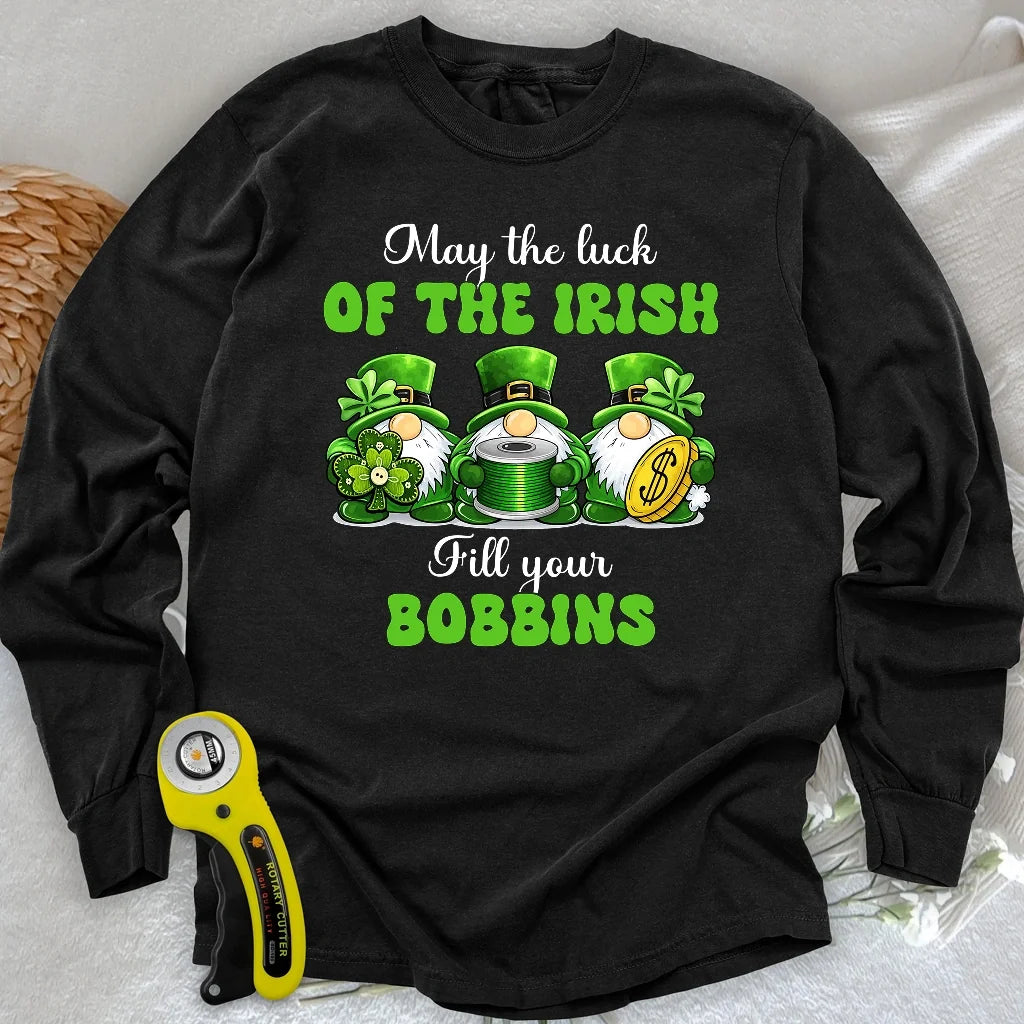 Lucky Bobbin Blessings Long Sleeve T-shirt