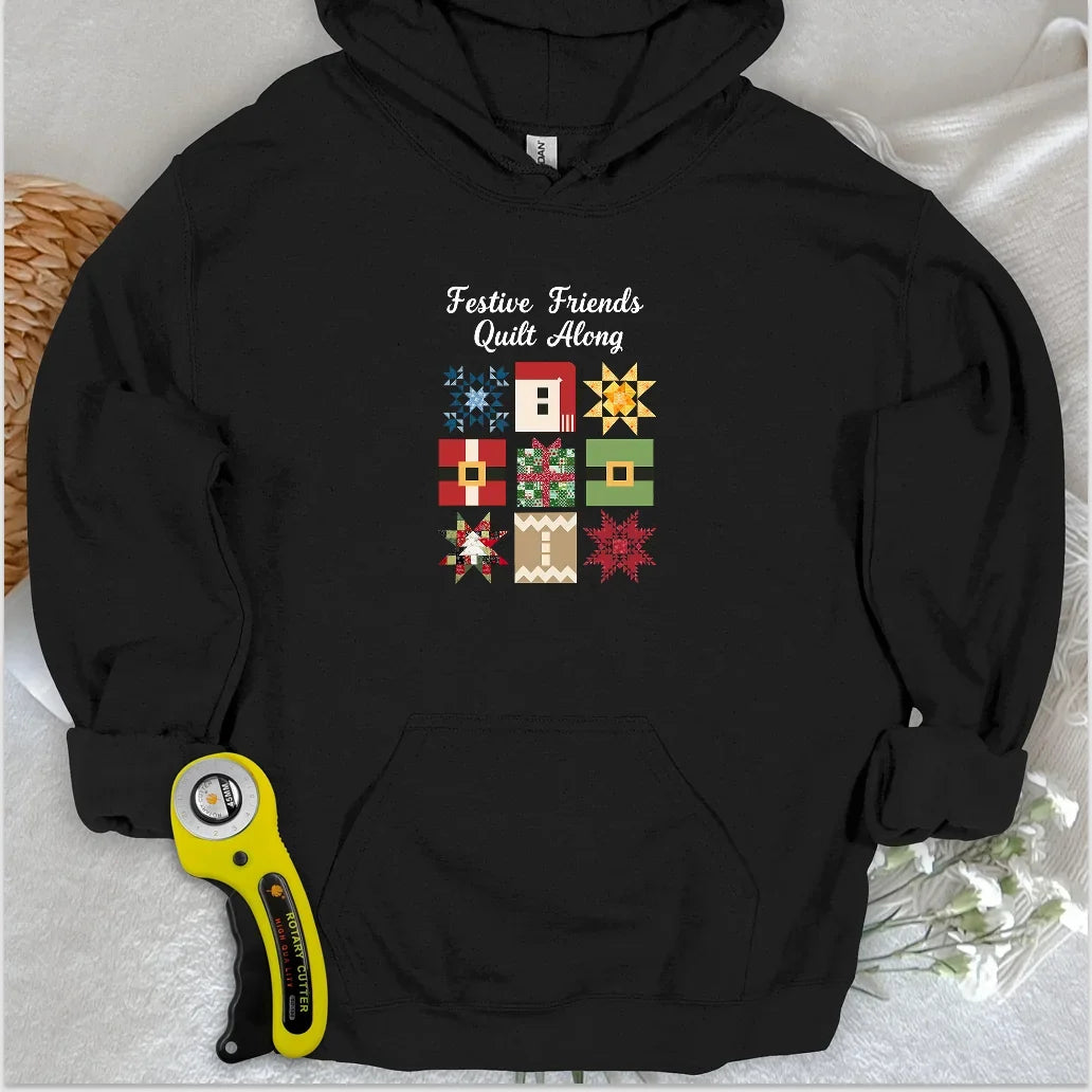 Merry Makers Quilt Hoodie
