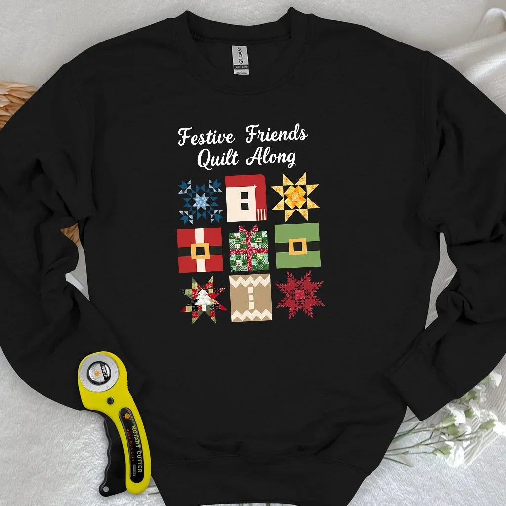 Merry Makers Quilt Sweatshirt