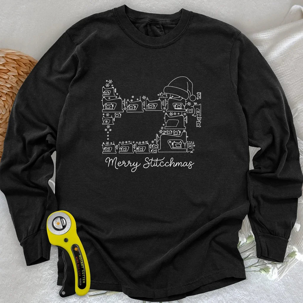 Merry Stitchmas Long Sleeve T-shirt