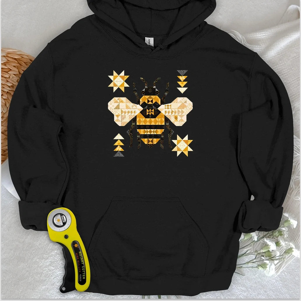 Patchwork Bee Hoodie