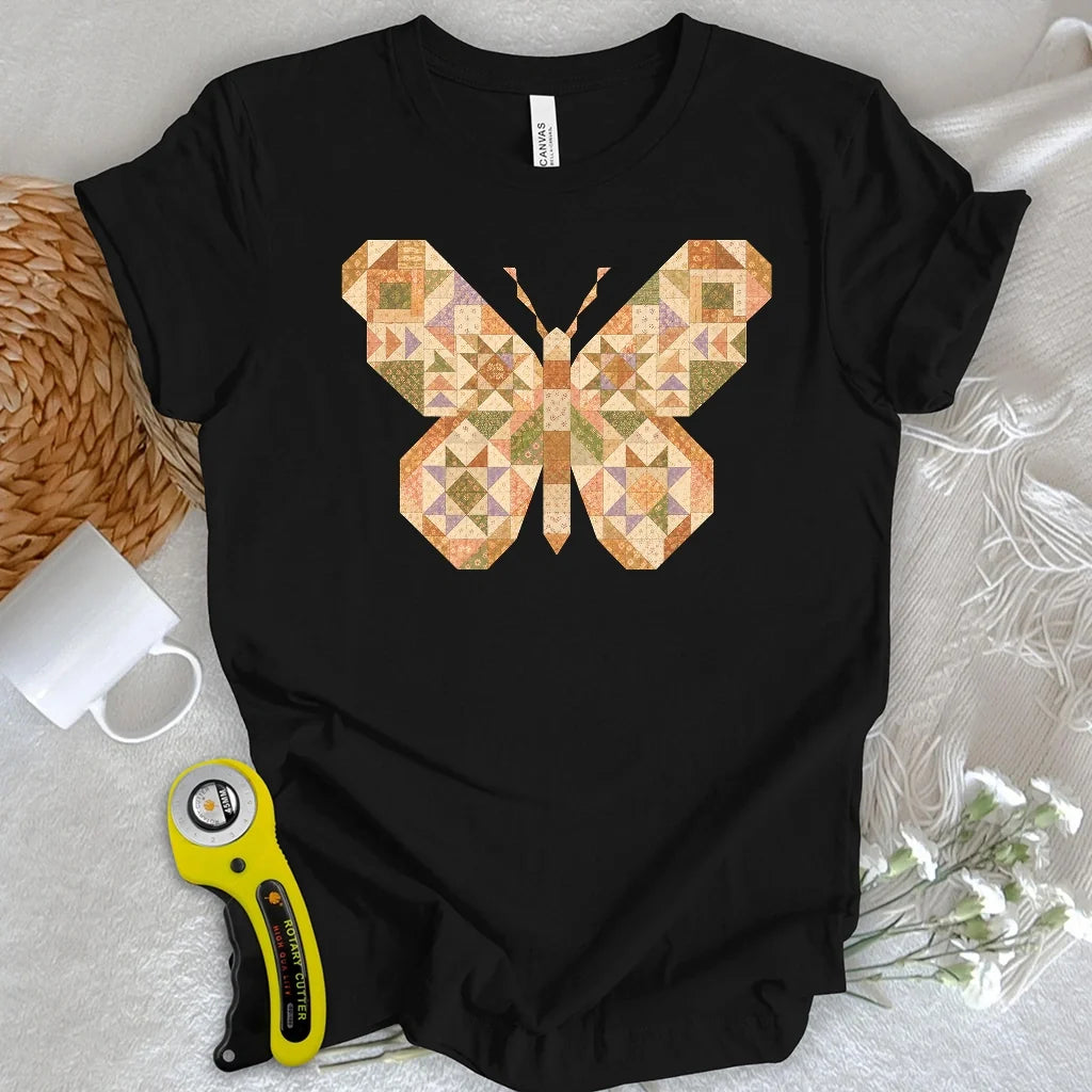 Patchwork Butterfly T-shirt