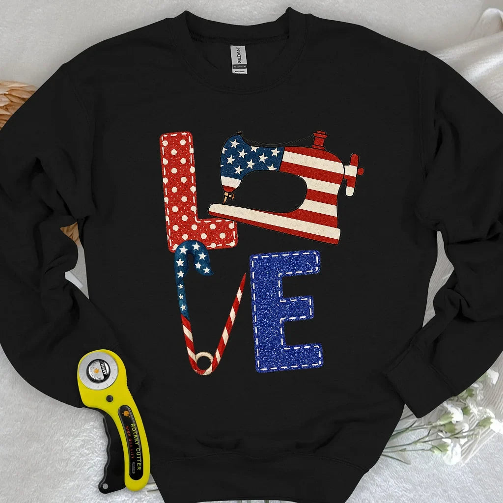Patriotic Sewist Sweatshirt