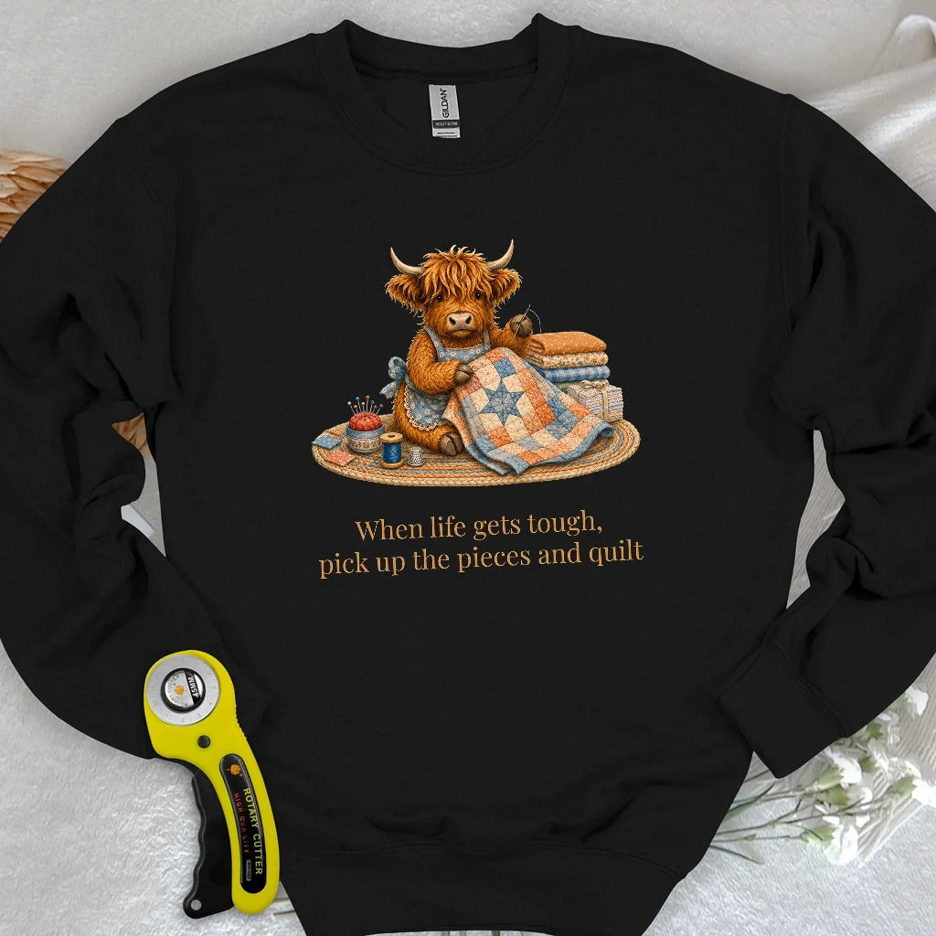 Pieces and Quilt Sweatshirt