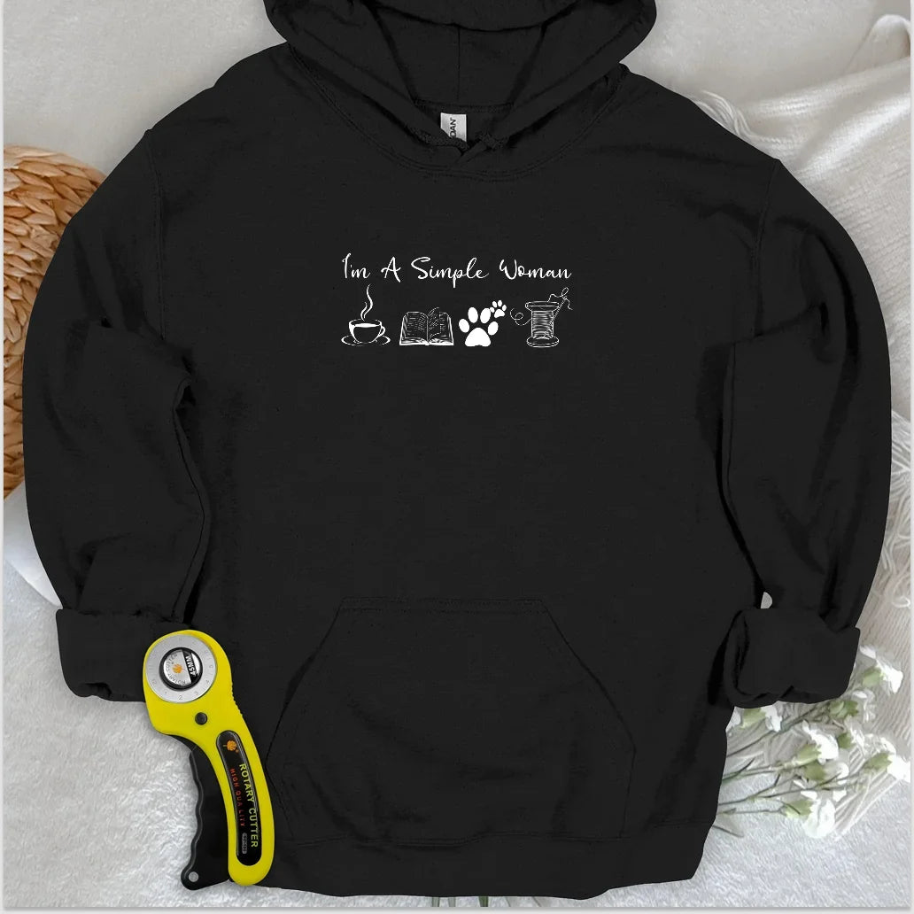 Quilting Woman Hoodie