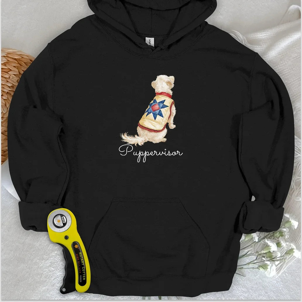 Quilty Pup Star Hoodie