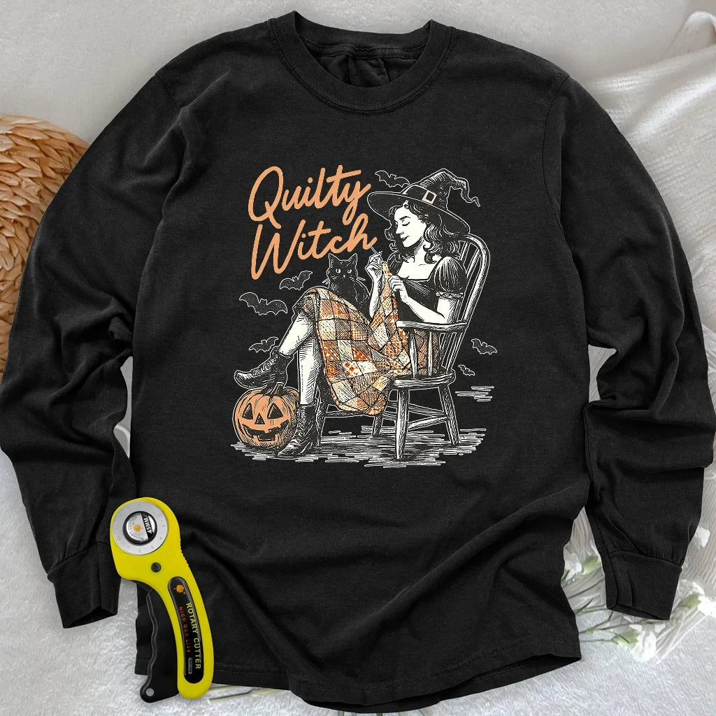 Quilty Witch Long Sleeve T-shirt