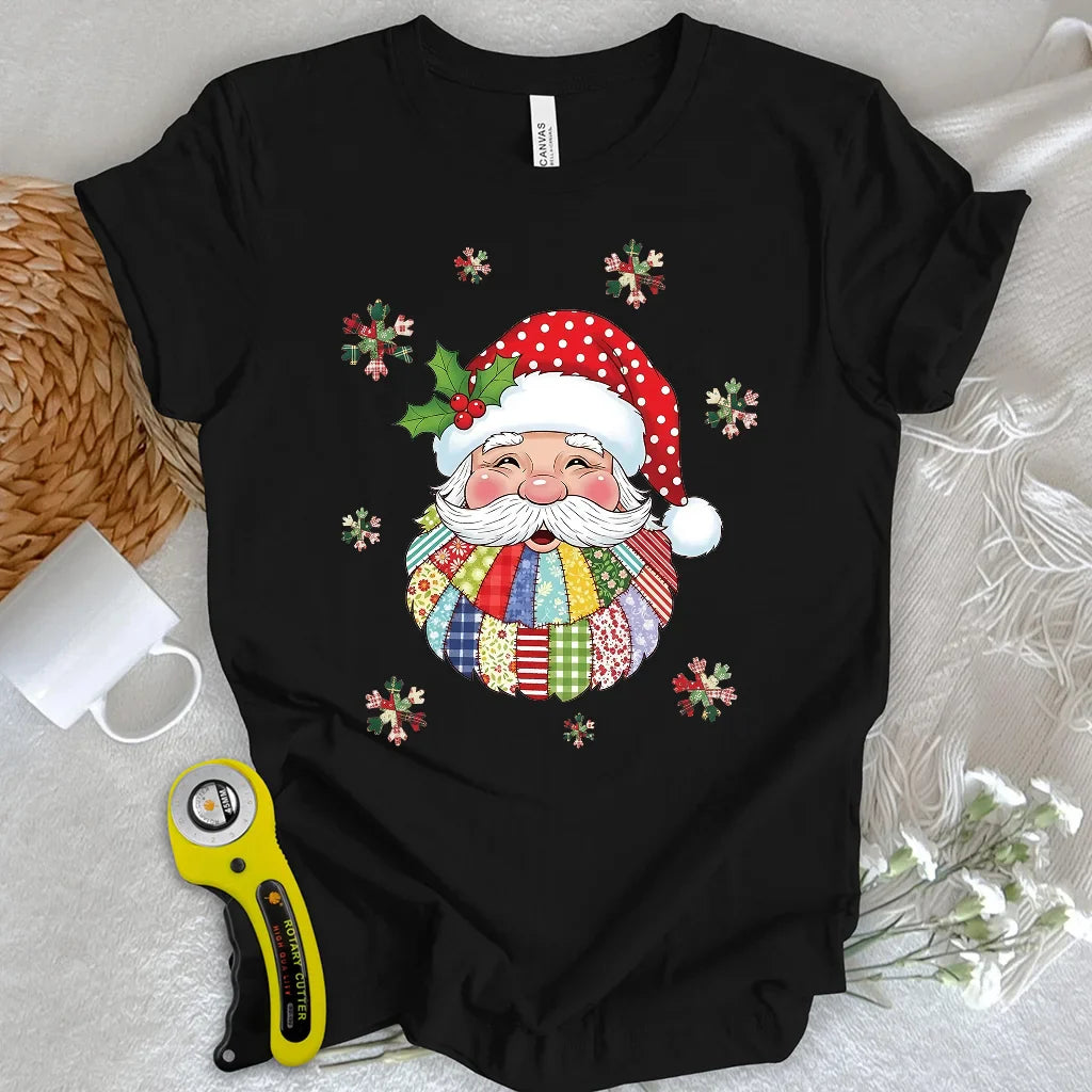 Santa Claus Patch T-shirt