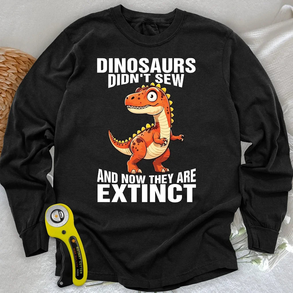 Sewing Extinction Long Sleeve T-shirt