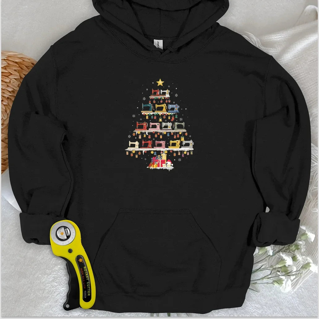 Sewing Machine Tree Hoodie