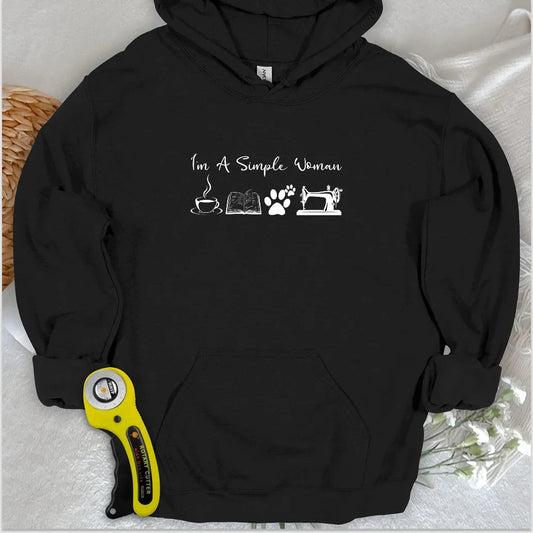 Sewing Woman Hoodie