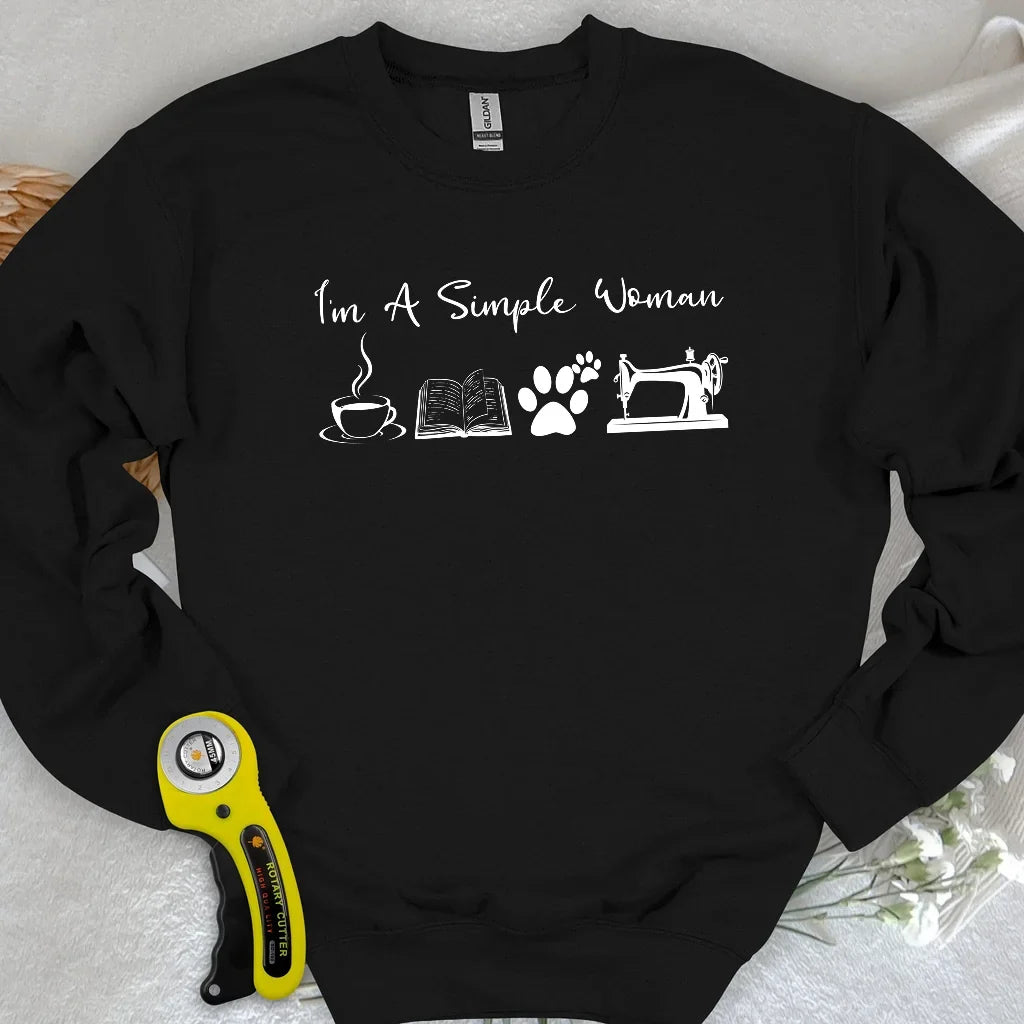 Sewing Woman Sweatshirt
