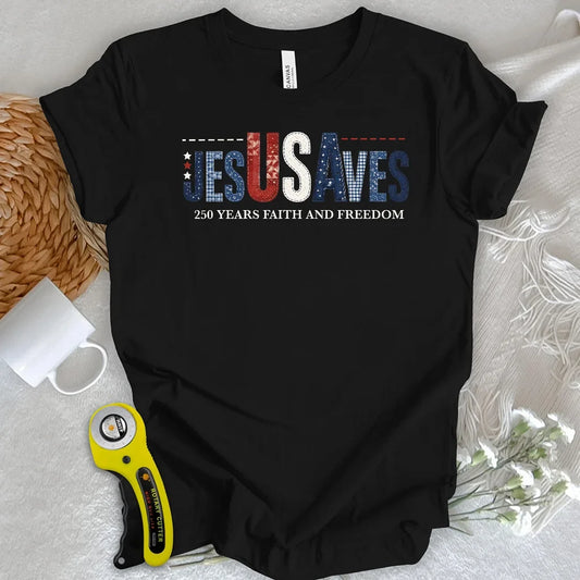 Stitching Faith Since 1776 T-shirt