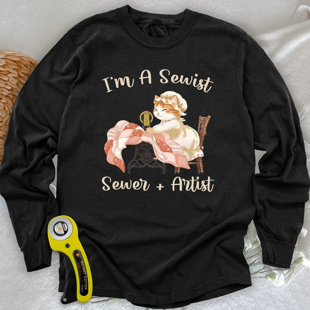Stitching Serenity Long Sleeve T-shirt