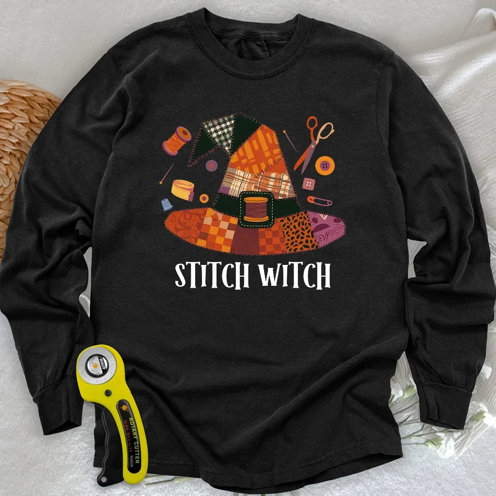 Stitchy Witch Long Sleeve T-shirt