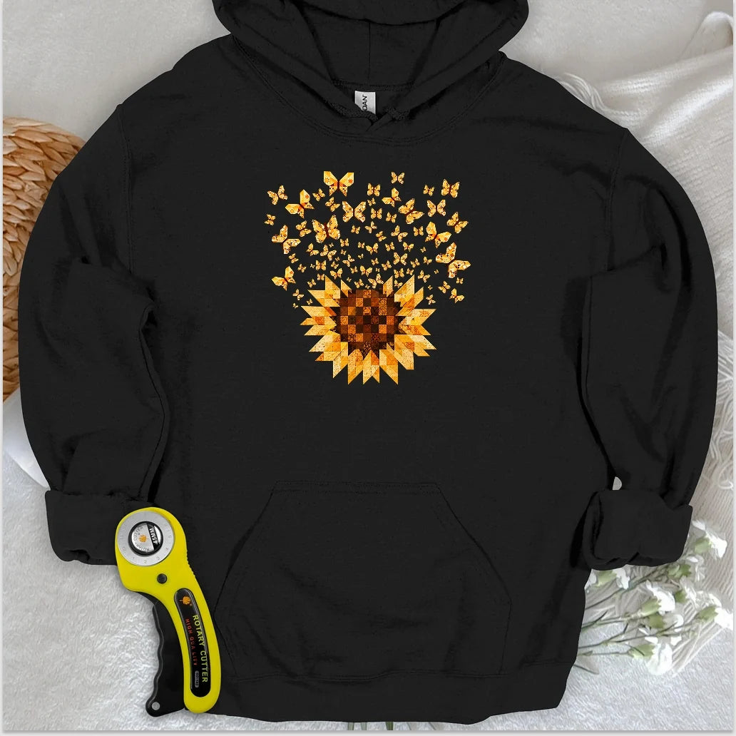 Sunflower Magic Quilt Bloom Hoodie