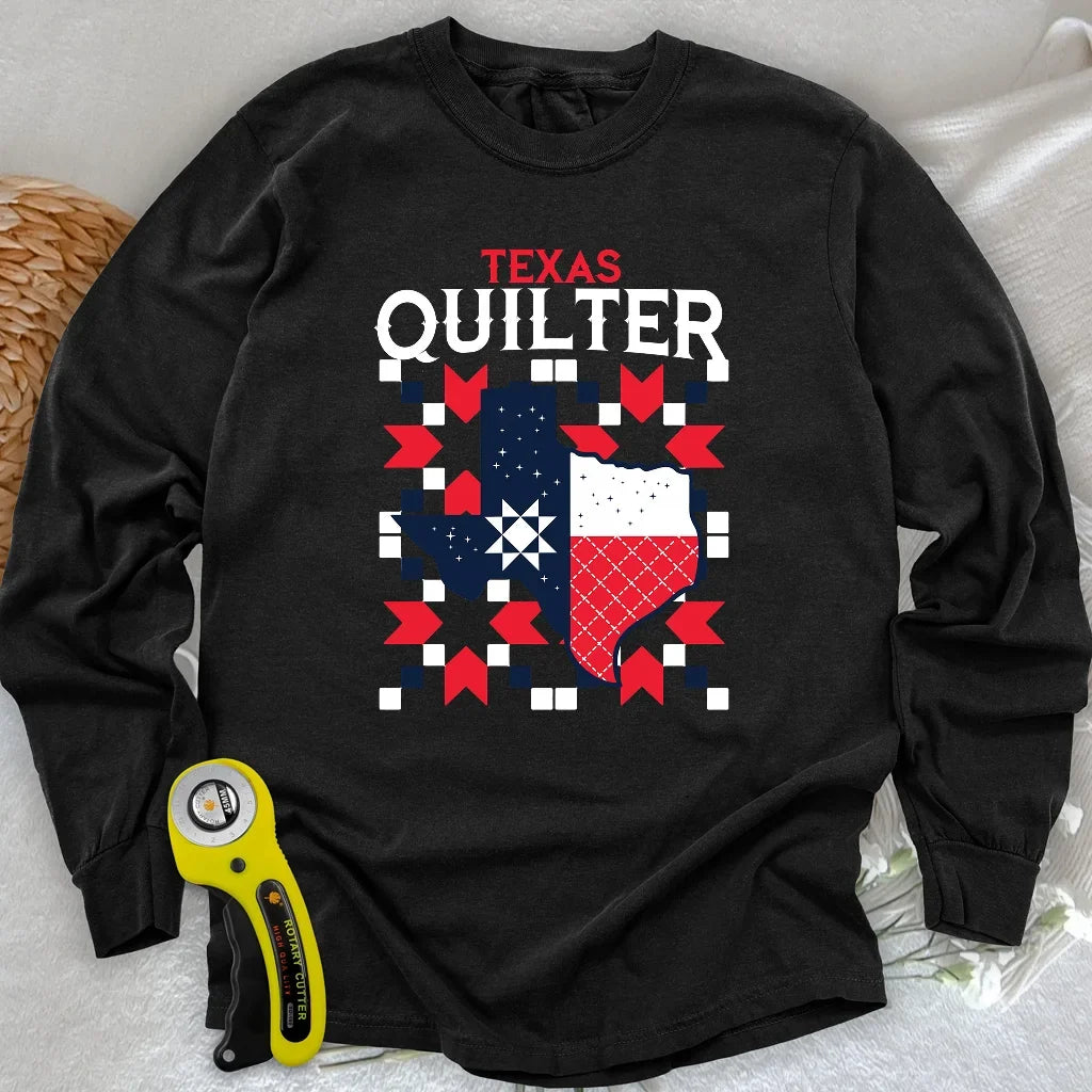 Texas Quilter Long Sleeve T-shirt