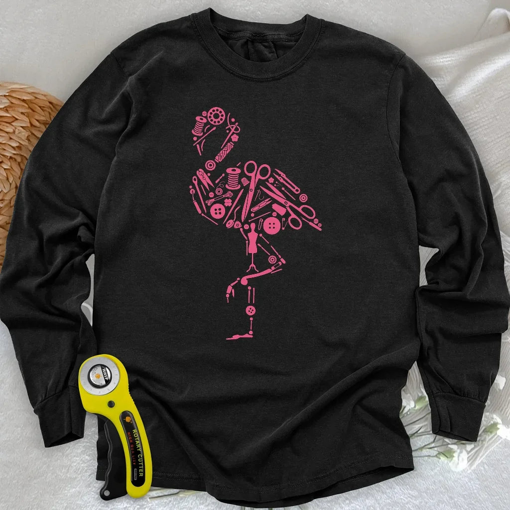 The Tailor's Flamingo Long Sleeve T-shirt