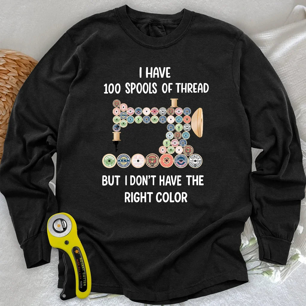 Threadful but Colorless Long Sleeve T-shirt