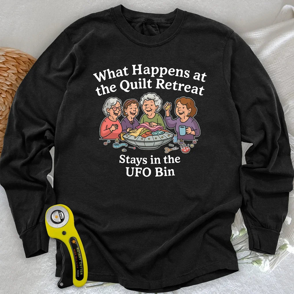 UFO Quilt Retreat Long Sleeve T-shirt