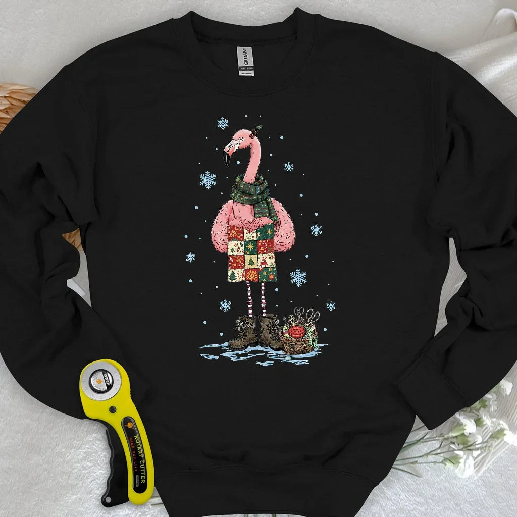 Winter Flamingo Sweatshirt