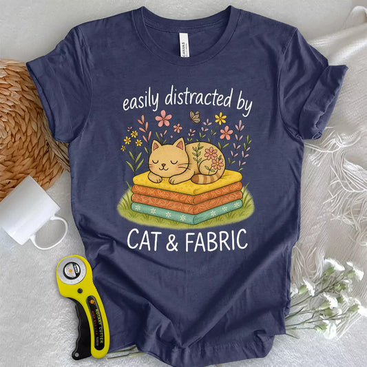 Cat Nap for Quilters T-shirt