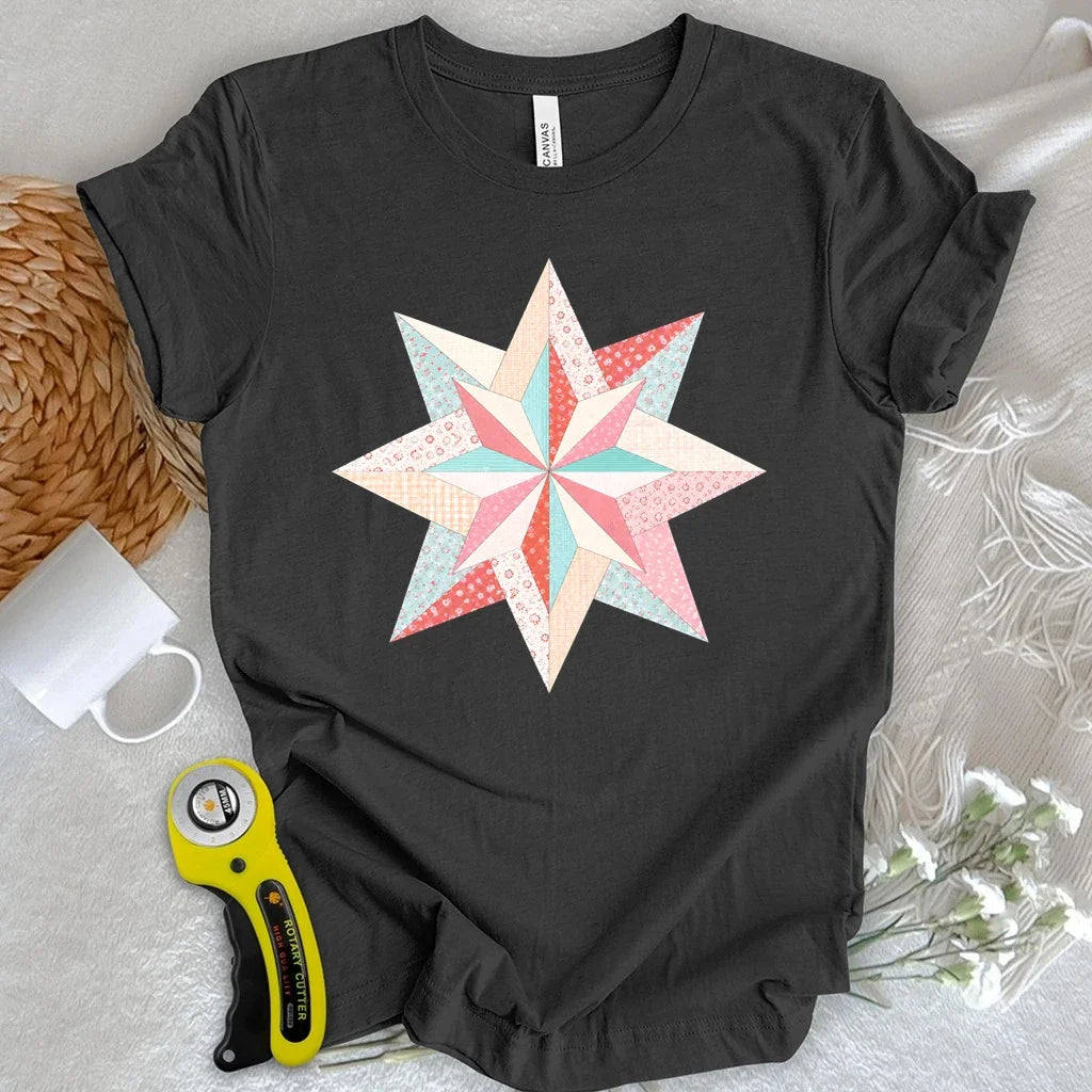 Patchwork Ninja Star T-shirt