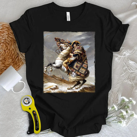 Napoleon Wrapped in a Quilt T-shirt