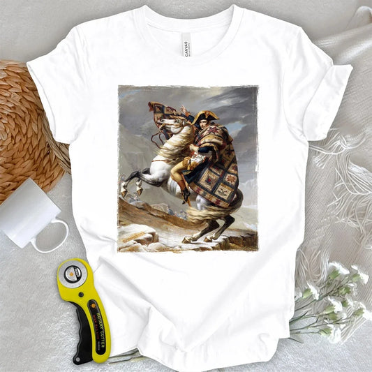Napoleon Wrapped in a Quilt T-shirt