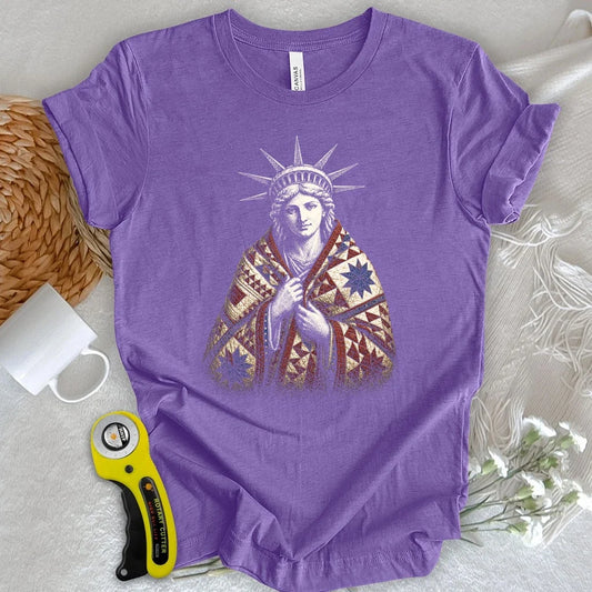 Liberty With Her Quilt T-shirt
