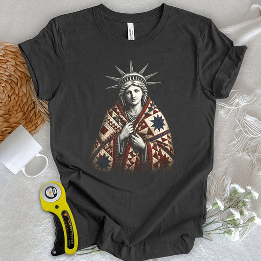 Liberty With Her Quilt T-shirt