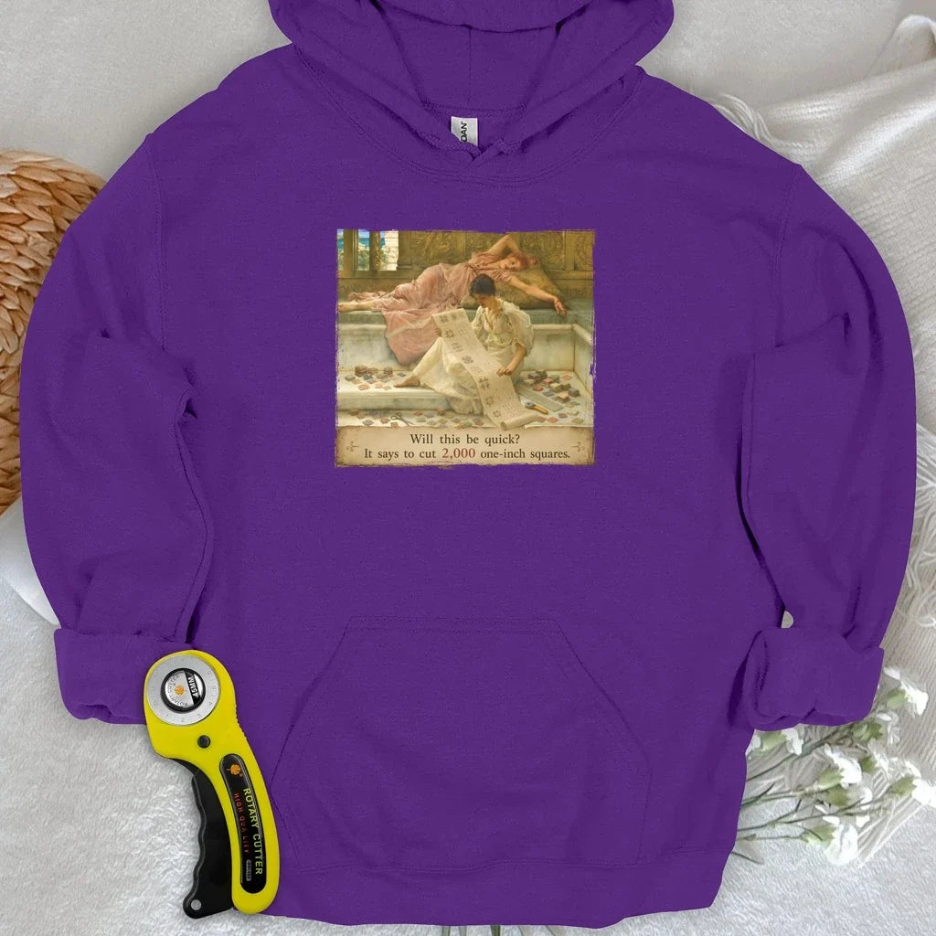 A Favorite Pattern: 2,000 One-Inch Squares Hoodie