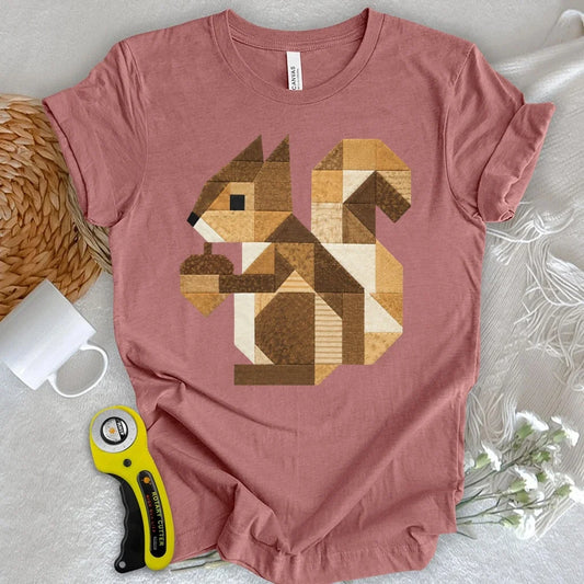 Patchwork Squirrel T-shirt