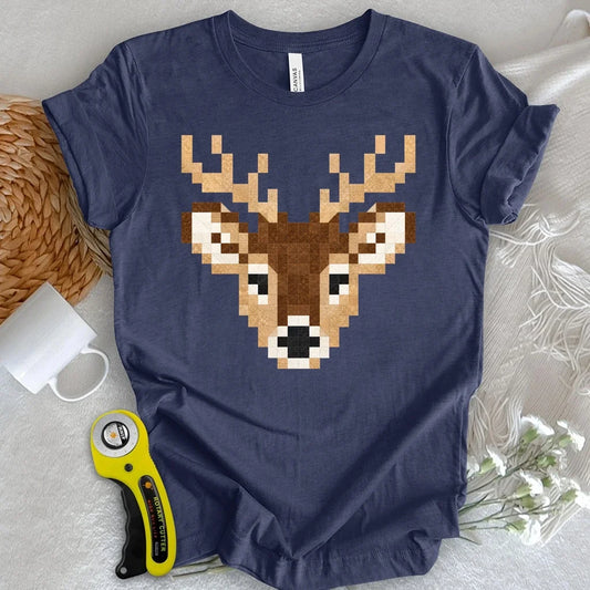Patchwork Deer T-shirt