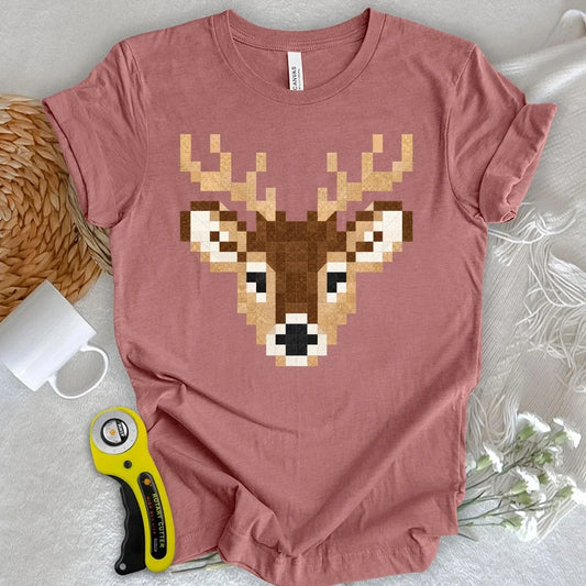 Patchwork Deer T-shirt