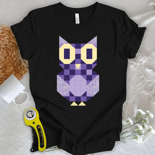 Owl Quilt Block T-shirt
