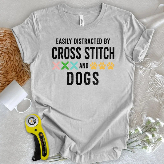 Cross Stitch & Dogs T-shirt