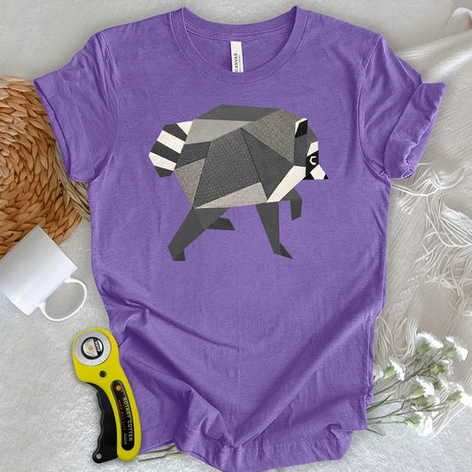 Patchwork Jimothy Raccoon T-shirt