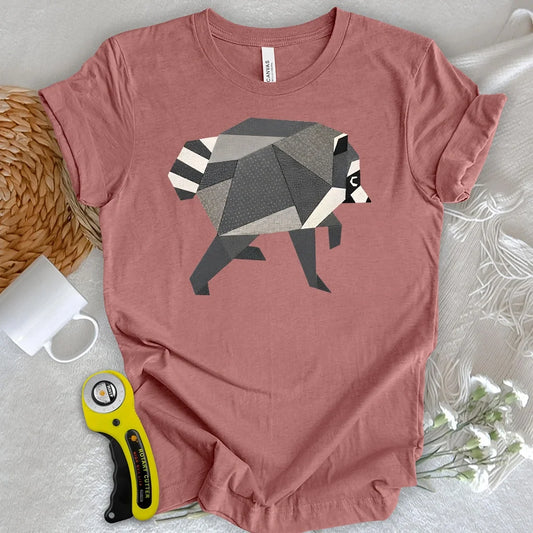 Patchwork Jimothy Raccoon T-shirt