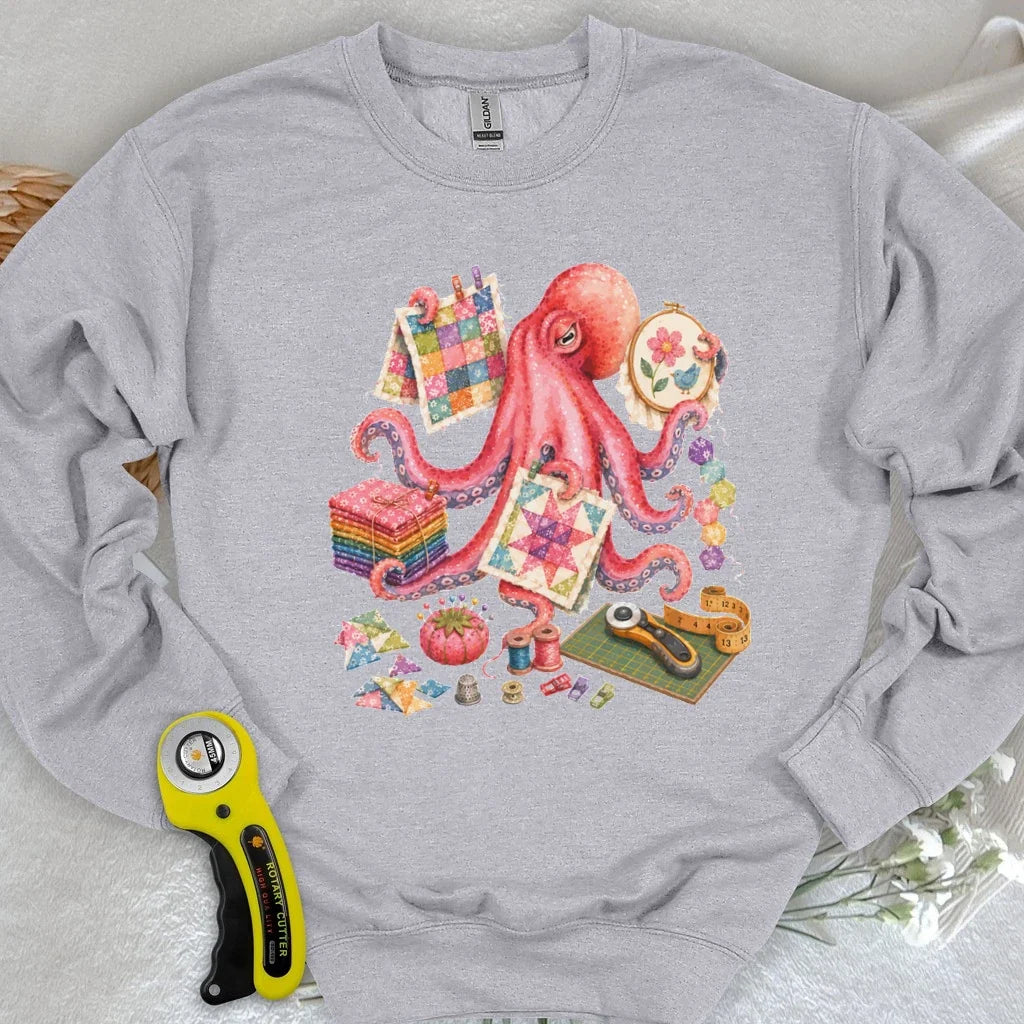 Too Many Quilts, Not Enough Arms Sweatshirt