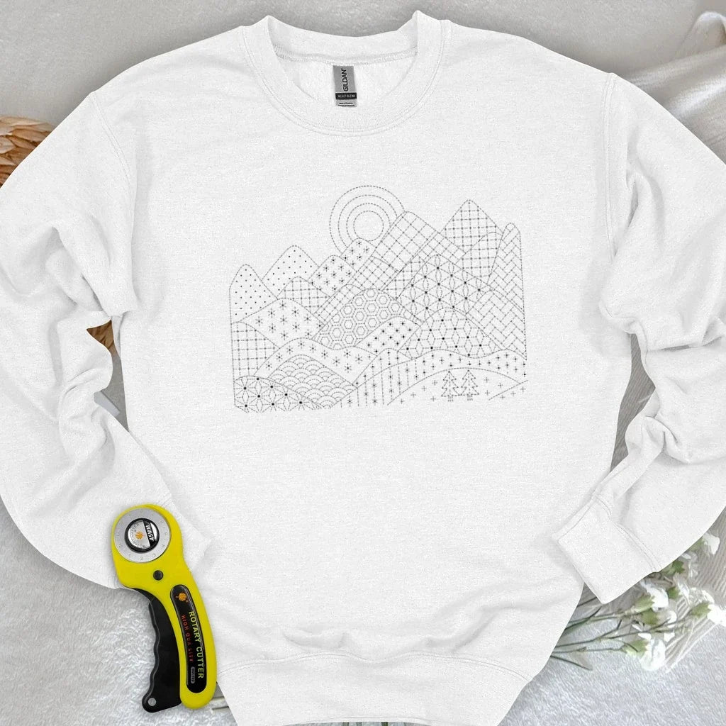 Sashiko Moutain Sweatshirt