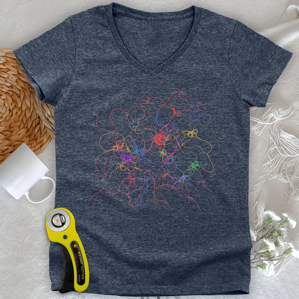 Stray Threads Lady V-neck
