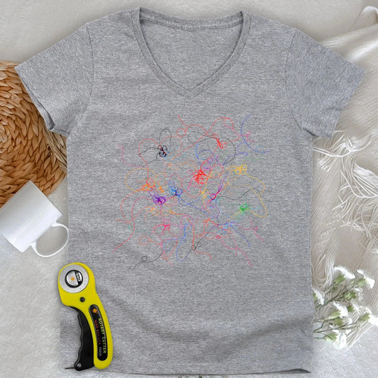 Stray Threads Lady V-neck
