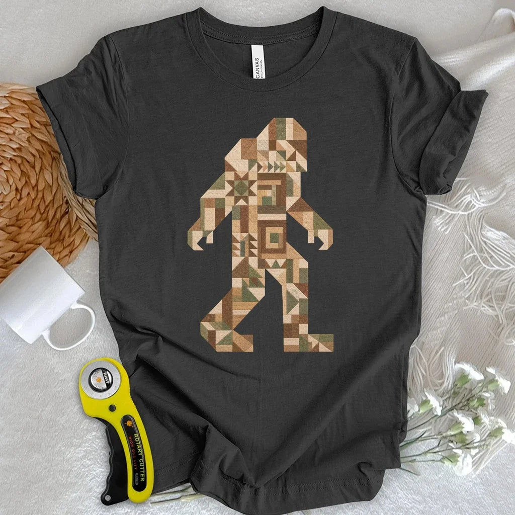 Patchwork Bigfoot T-shirt