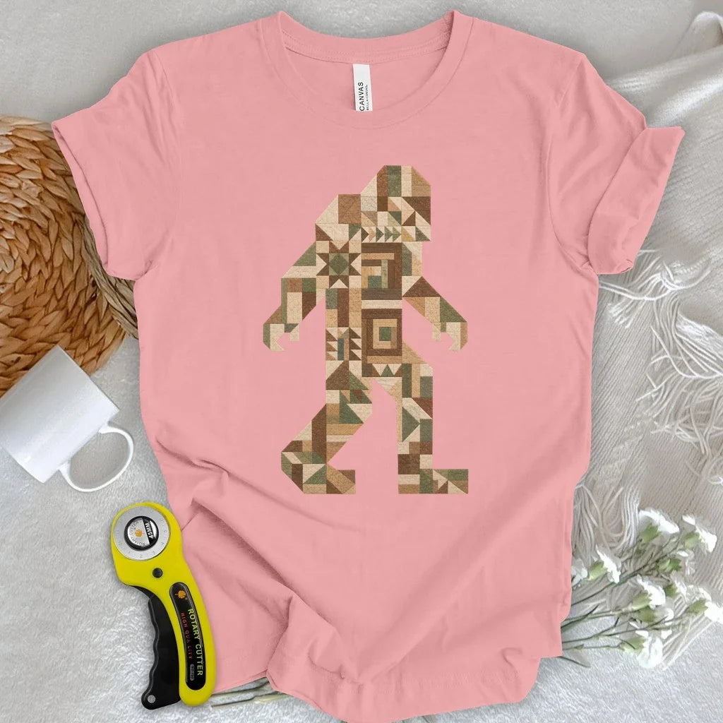 Patchwork Bigfoot T-shirt